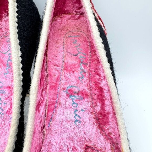 Irregular Choice Women’s Patty Black Union Jack Heart Heels Sz EUR 37 US 6.5 - 7 - Picture 6 of 16